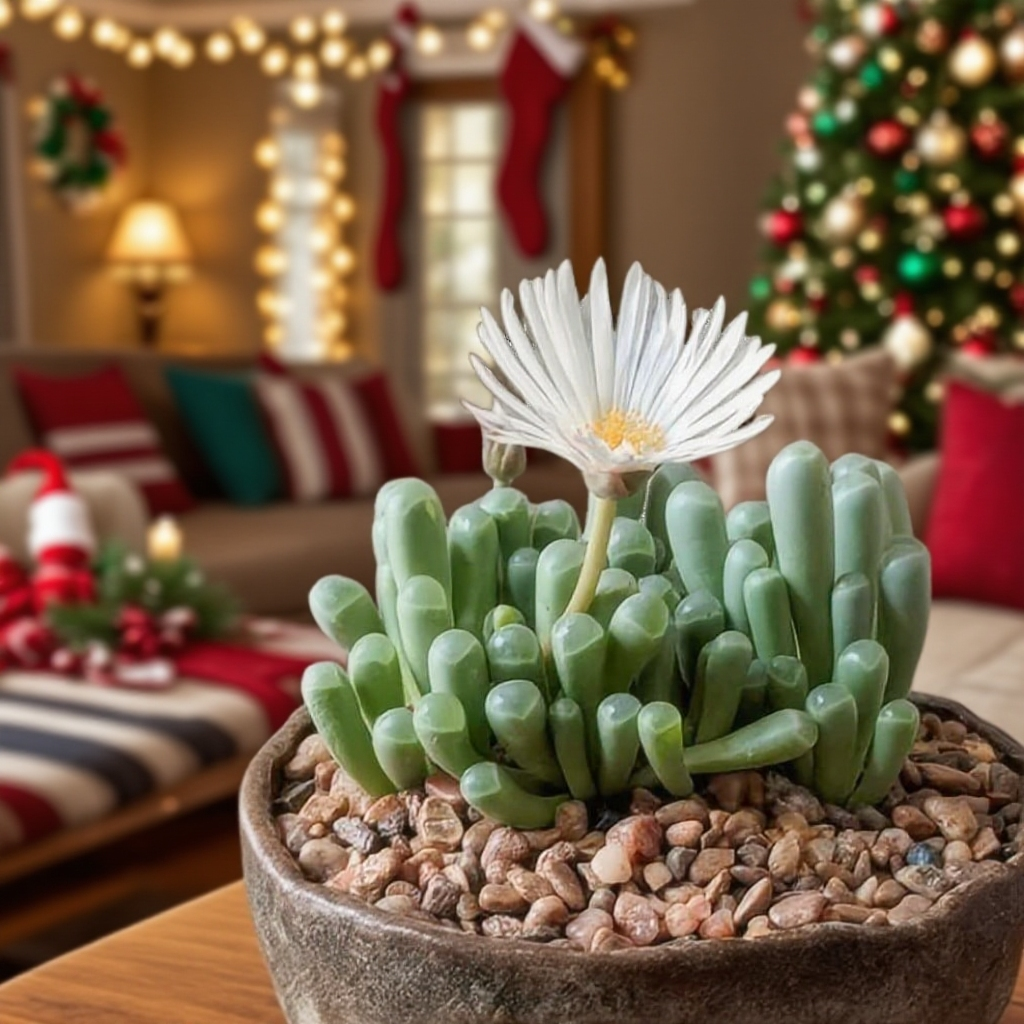 Baby Toes Succulent, Fenestraria Rhopalophylla, 2''/4'' Potted Window Plant, Unique Cluster Succulent, Easy Care Indoor Plant Gift