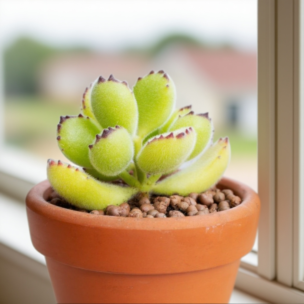 Bear’s Paw Succulent, Cotyledon Tomentosa, 2''/4'' Potted Plant, Fuzzy Paw Shaped Leaves, Cute Easy Care Indoor Houseplant Gift