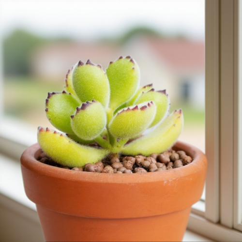 Bear’s Paw Succulent, Cotyledon Tomentosa, 2''/4'' Potted Plant, Fuzzy Paw Shaped Leaves, Cute Easy Care Indoor Houseplant Gift